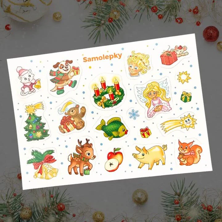 Nálepky so zvieratkami